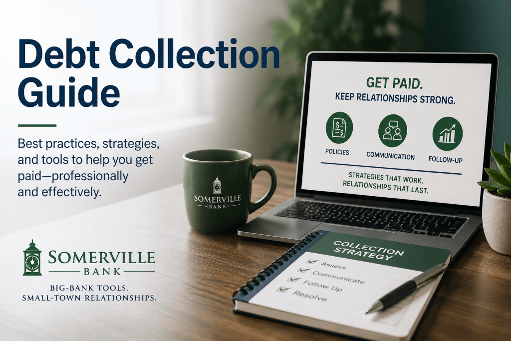 Somerville Bank debt collection guide with strategies for getting paid while maintaining strong customer relationships